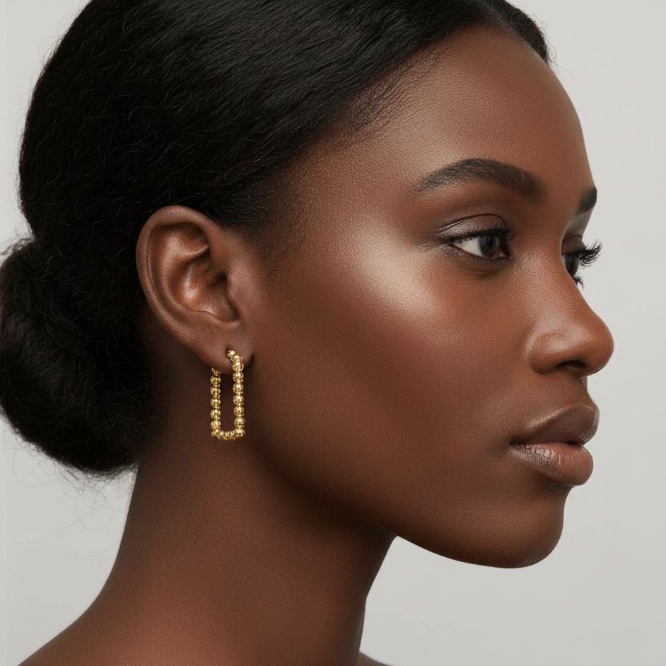 Chunky Hoop Earrings