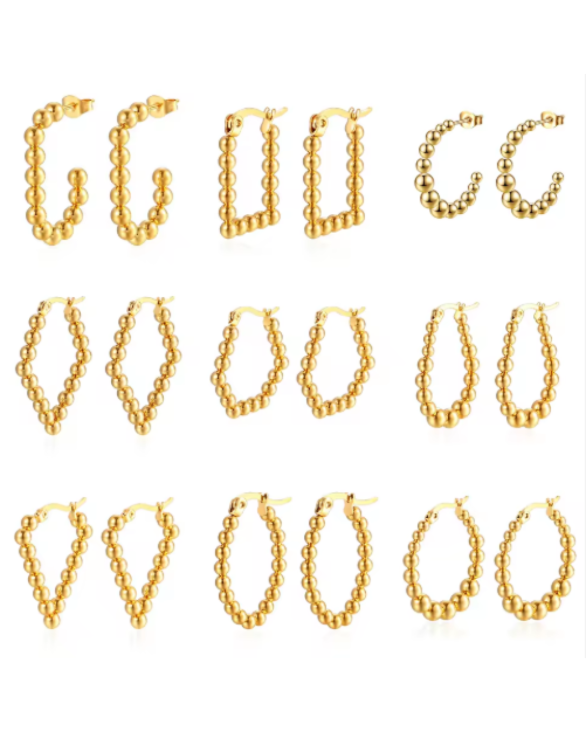 Chunky Hoop Earrings