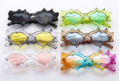 Punk Irregular Frame Sunglasses