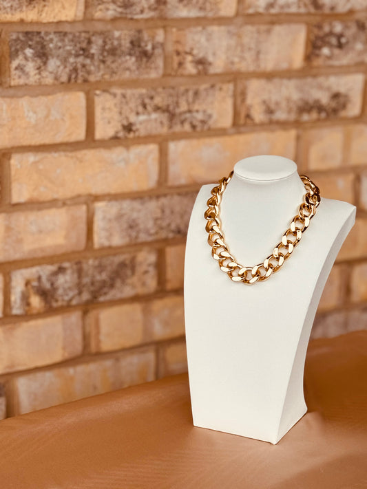 Chunky Gold Loop Choker