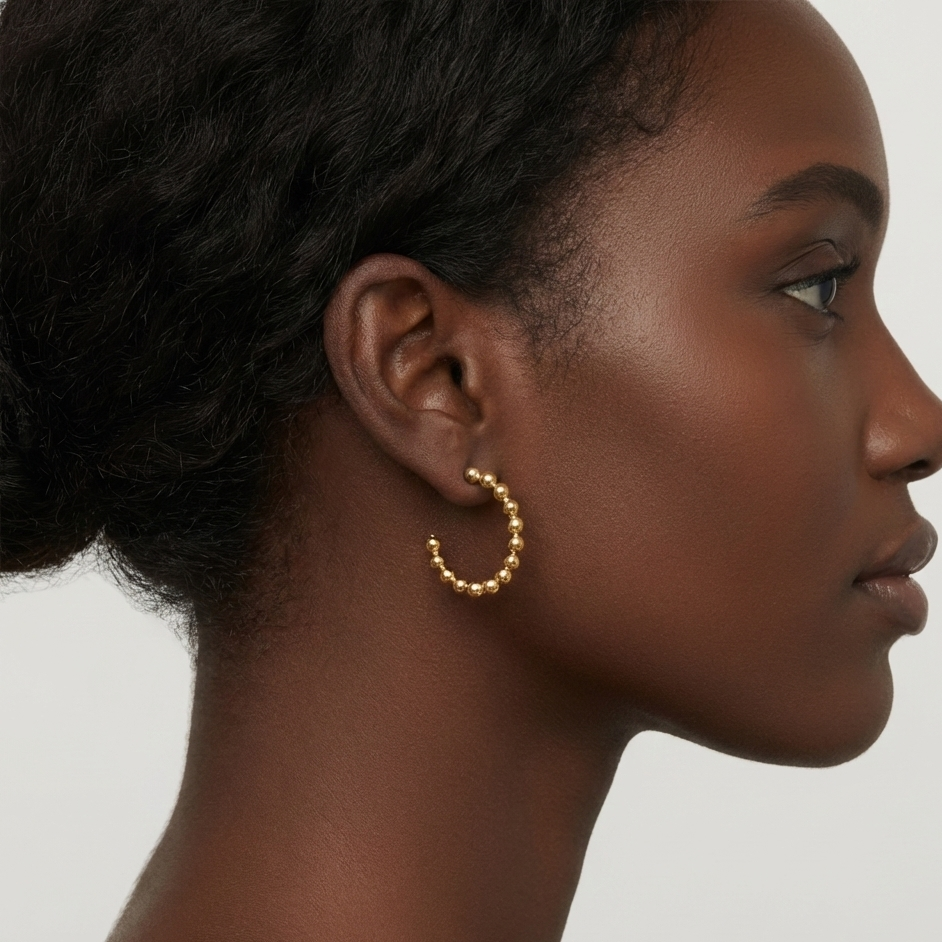 Chunky Hoop Earrings