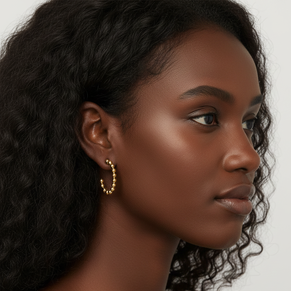 Chunky Hoop Earrings