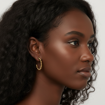 Chunky Hoop Earrings