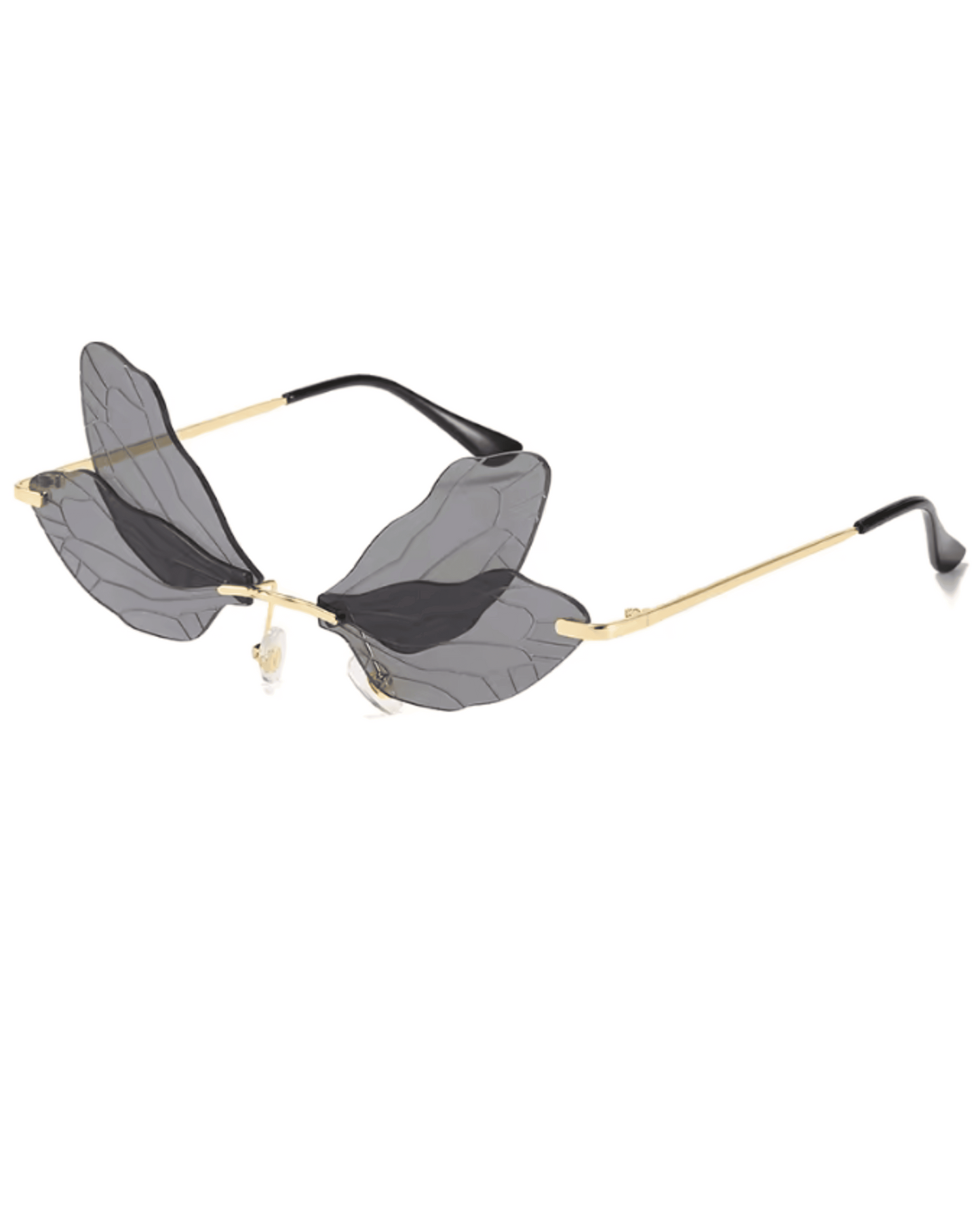 Polarized Rimless Butterfly Sunglasses