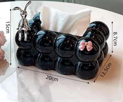 Bubble Plastic Tissue Box Organizer