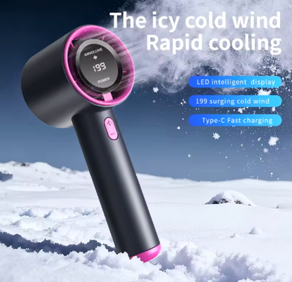 Handheld portable fan for summer outdoor events