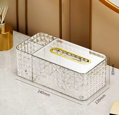 Tissue Box Holder with Lid for Home & Office