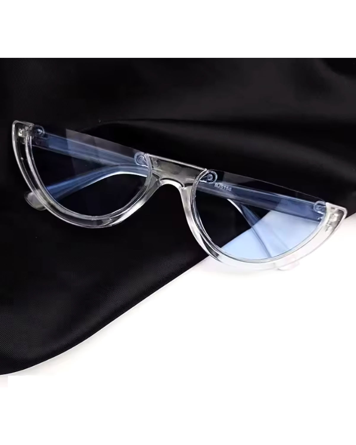 Retro Half-Frame Polarized Sunglasses