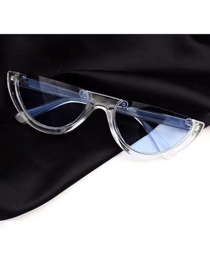 Retro Half-Frame Polarized Sunglasses