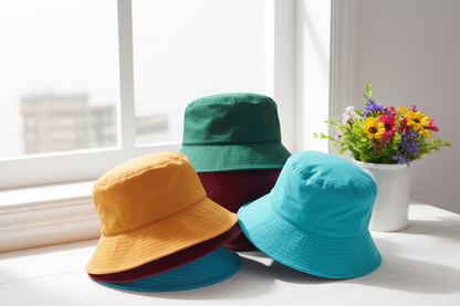 Cotton Outdoor Bucket Hat for Sun Protection
