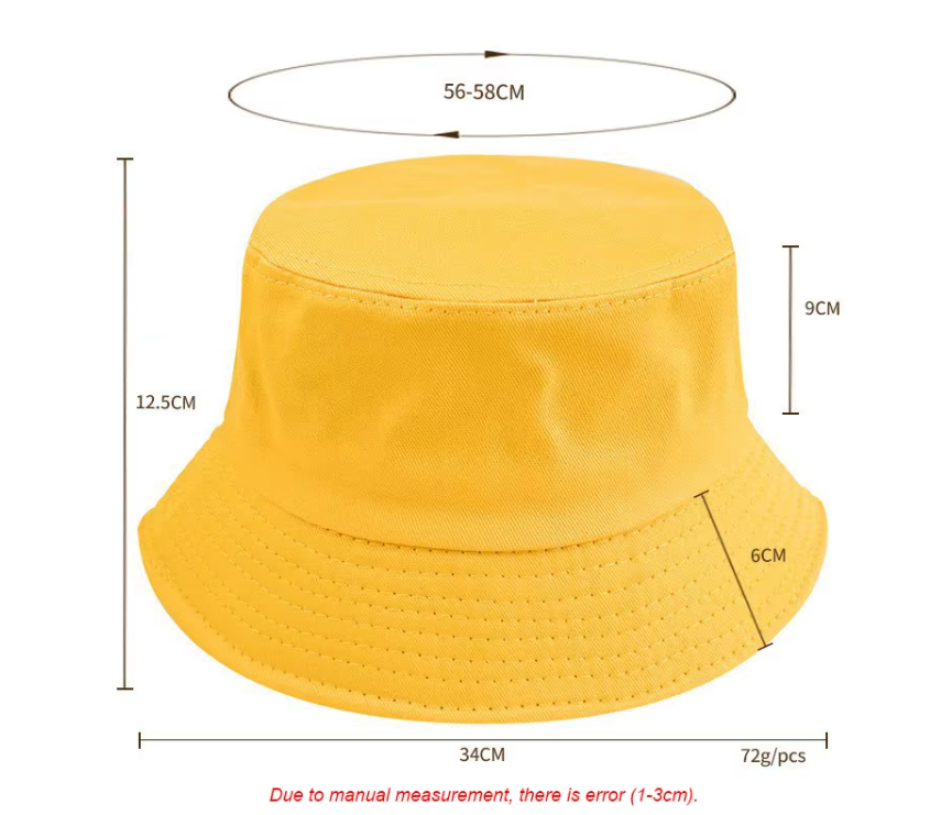 Cotton Outdoor Bucket Hat for Sun Protection