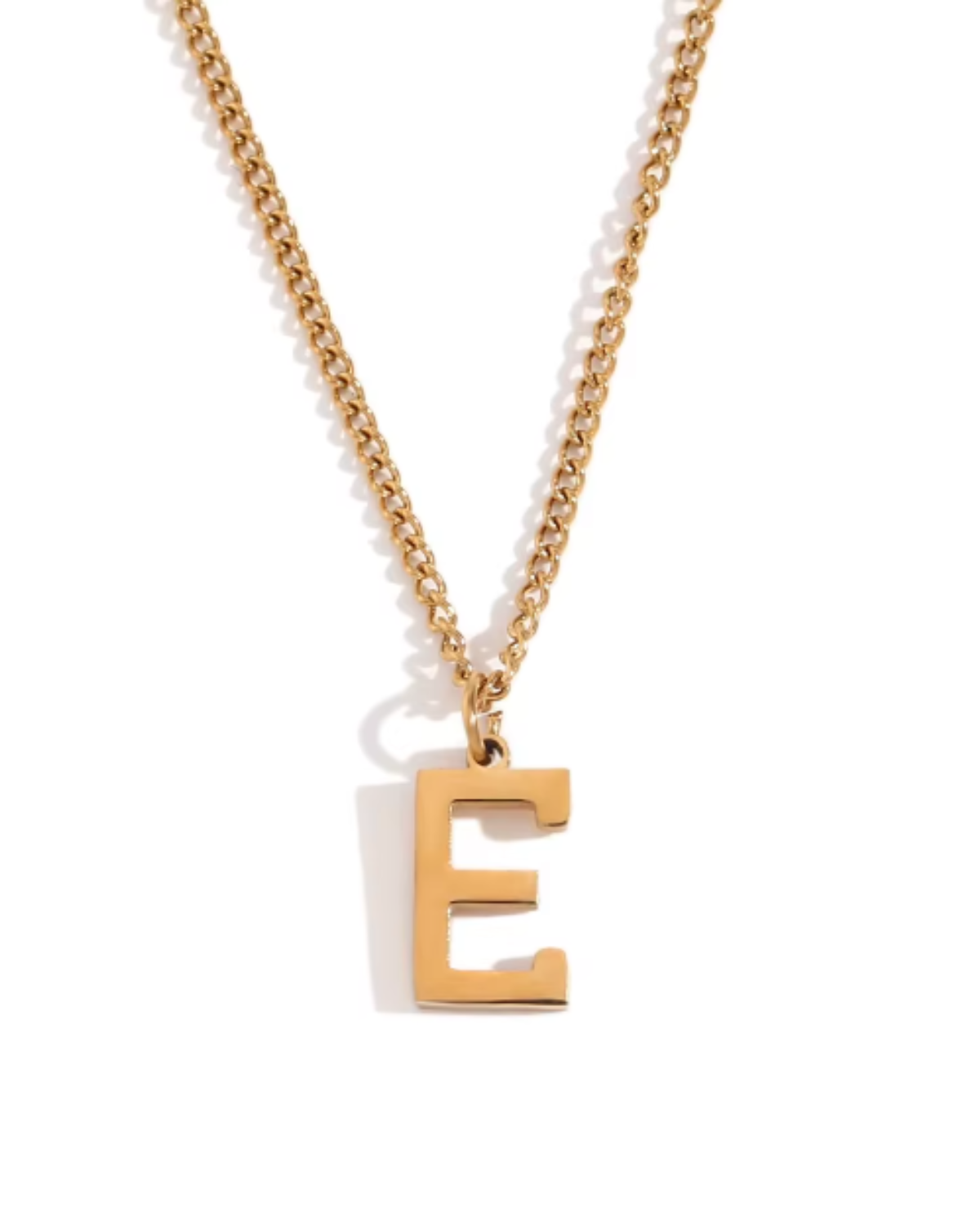 Minimalist Initial Letter Necklace + Pendant