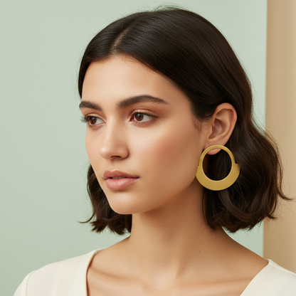 Geometric Hoop Earrings
