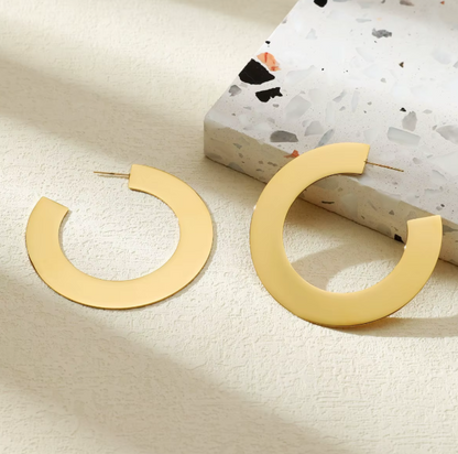 Geometric Hoop Earrings