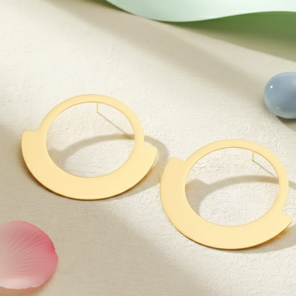 Geometric Hoop Earrings