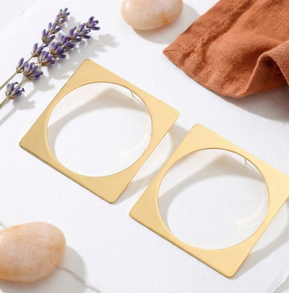 Geometric Hoop Earrings