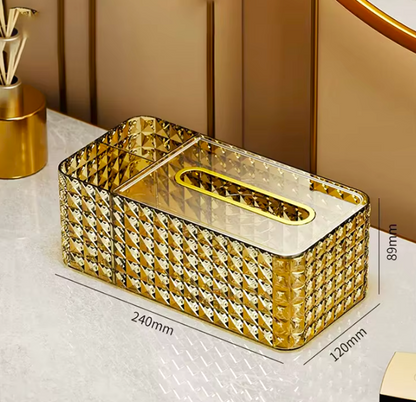 Tissue Box Holder with Lid for Home & Office