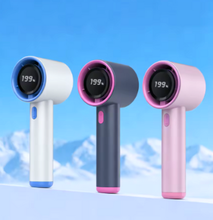 Handheld portable fan for summer outdoor events