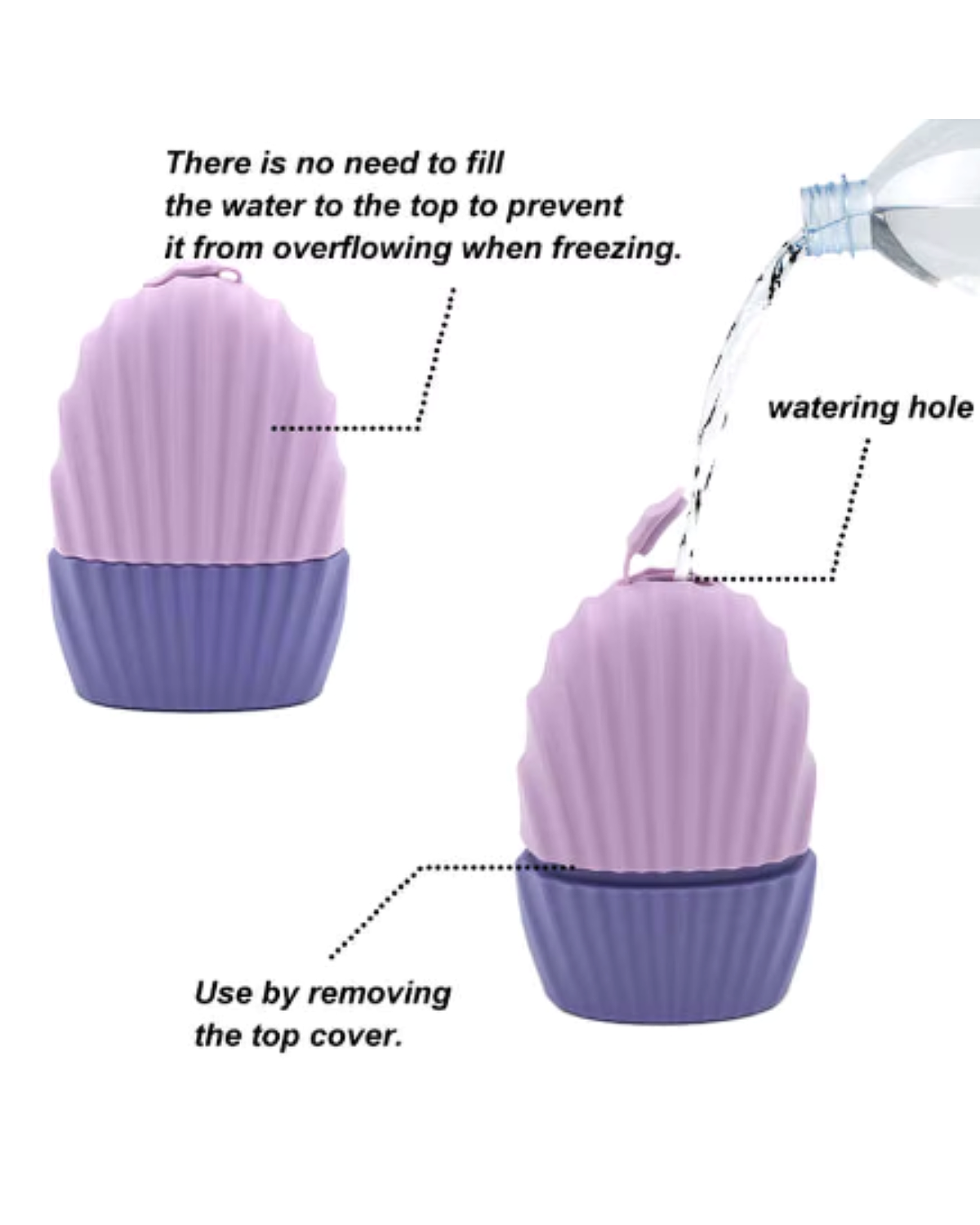 Silicone Ice Facial Roller – Reusable Cooling Face Massage Tool