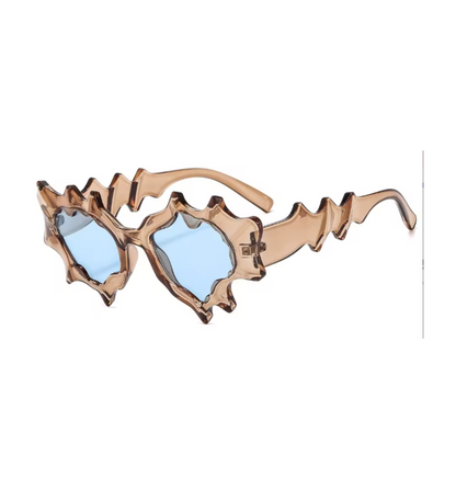 Punk Irregular Frame Sunglasses
