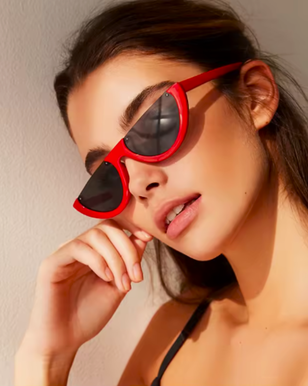 Retro Half-Frame Polarized Sunglasses