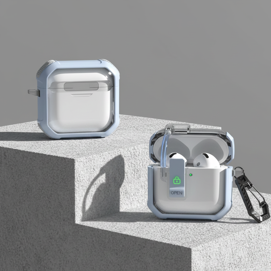 AirPods Clear Impact-Resistant Protective Case