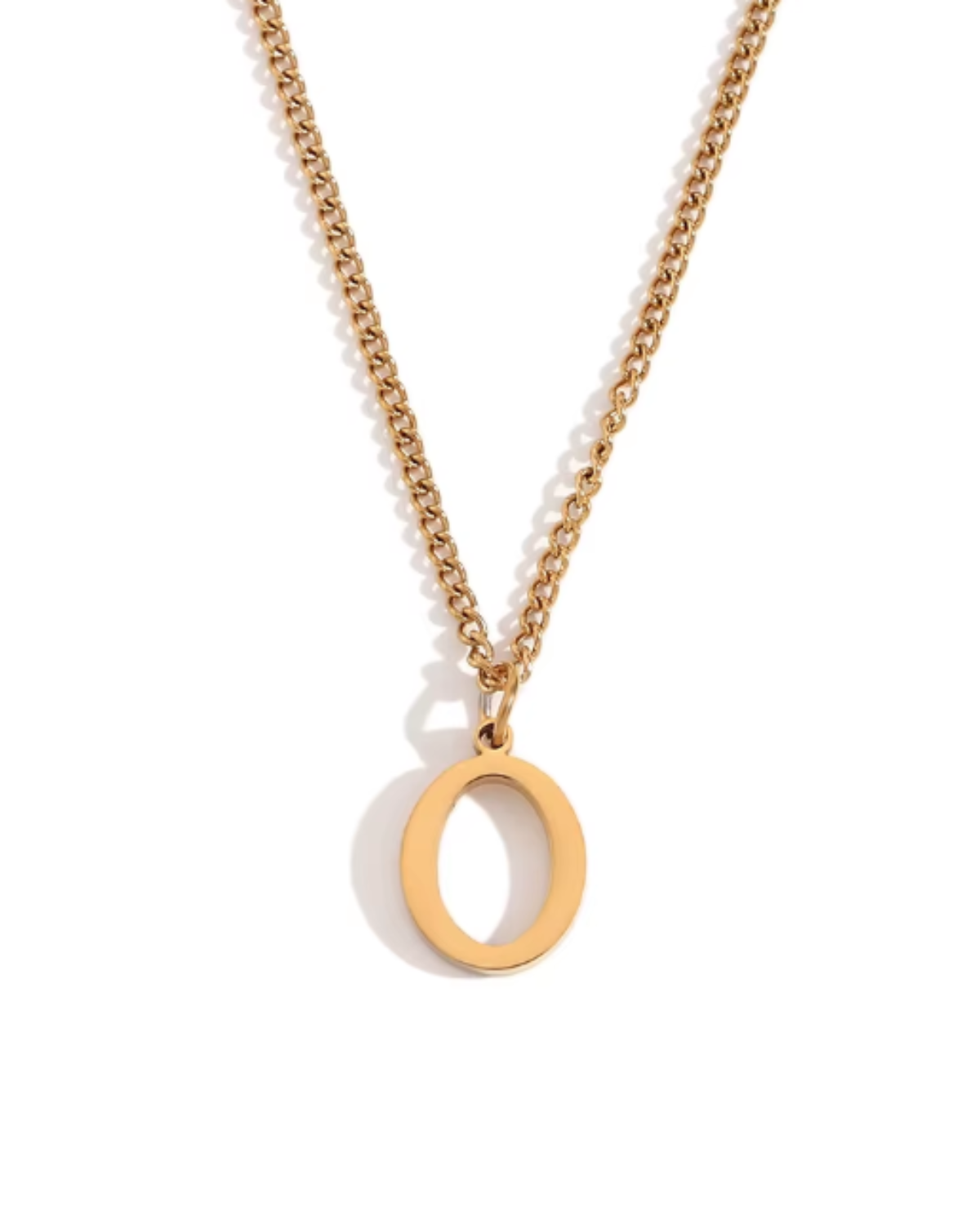 Minimalist Initial Letter Necklace + Pendant