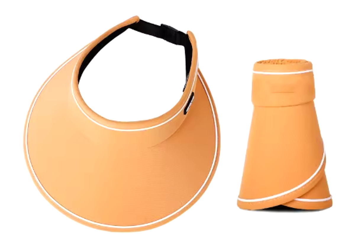 Wide Brim Foldable Sun Visor Hat – Summer Beach Cap