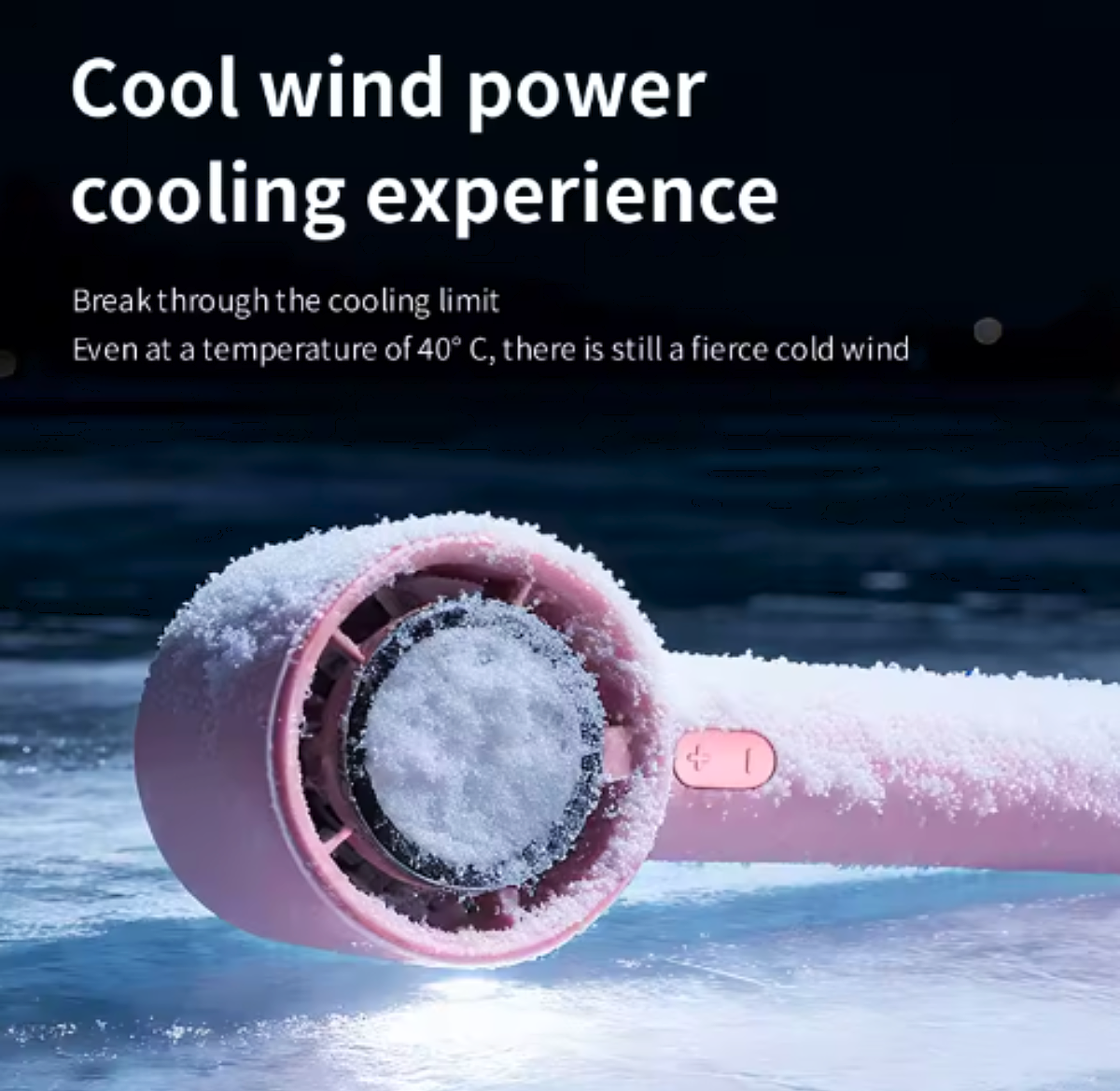 Handheld portable fan for summer outdoor events