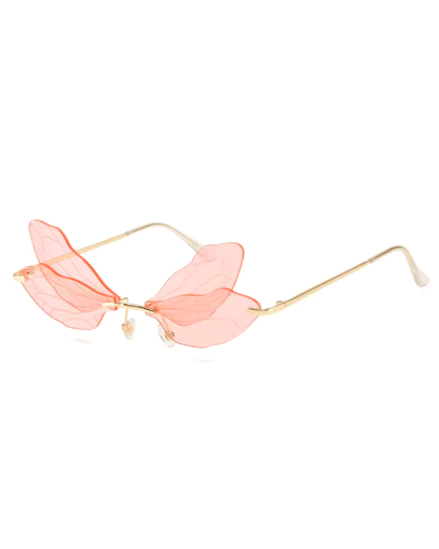 Polarized Rimless Butterfly Sunglasses