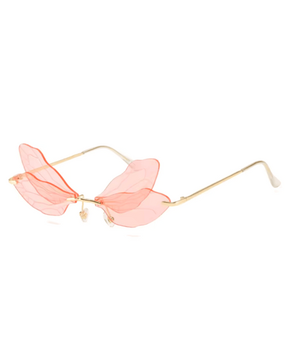 Polarized Rimless Butterfly Sunglasses