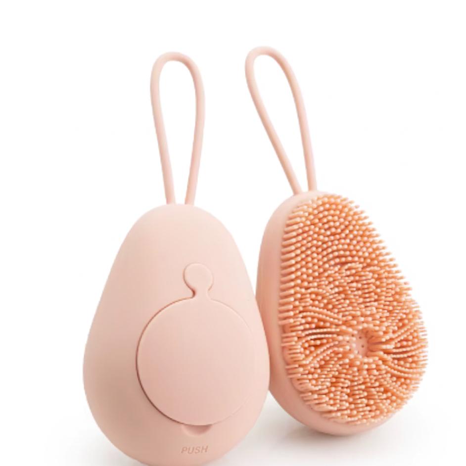 Silicone Body Scrubber Bath Brush – Exfoliating & Massage Cleaner
