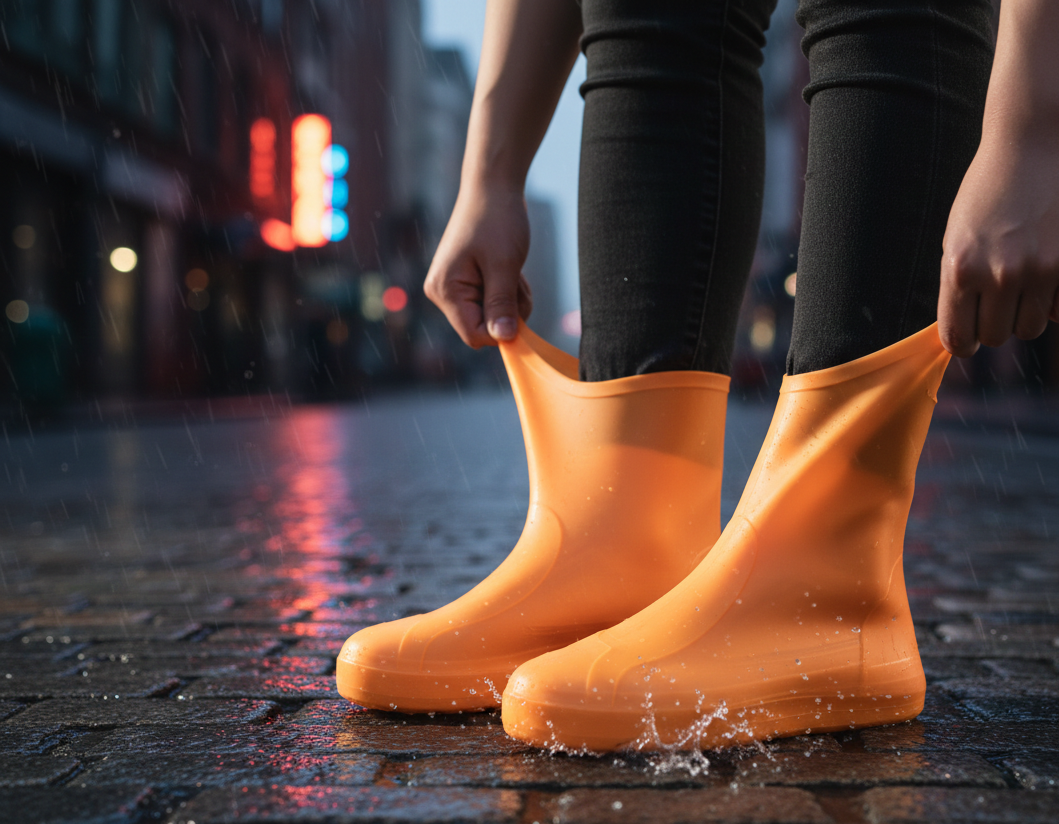 Waterproof Non-Slip Shoe Covers for Rain