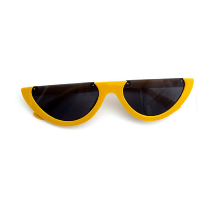 Retro Half-Frame Polarized Sunglasses
